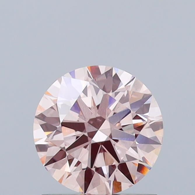 Round 1.02ct Fancy Brownish Pink