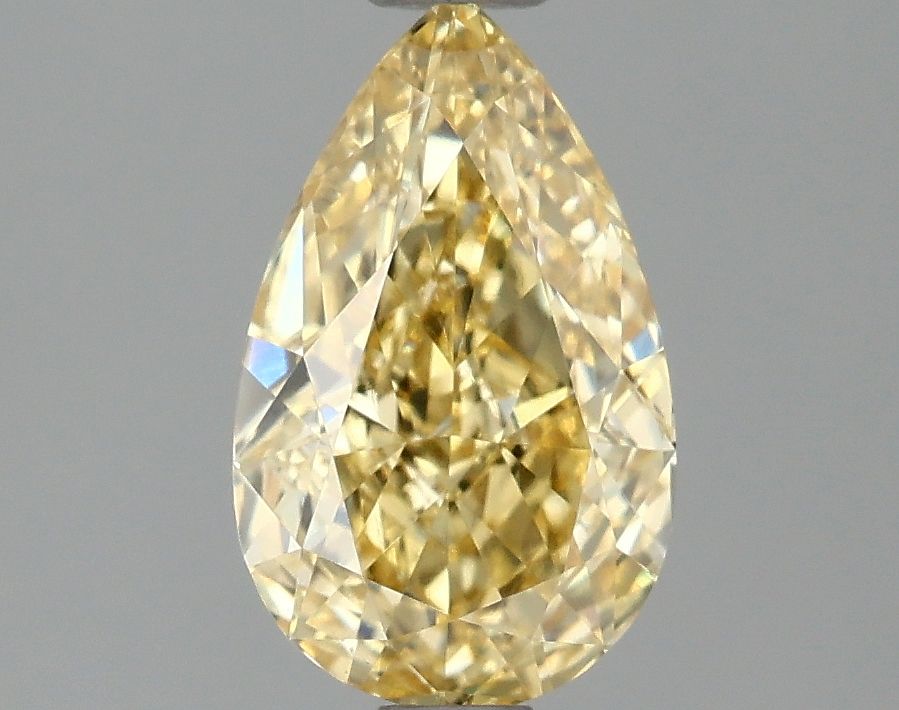 Pear 1.09ct Fancy Intense Yellow