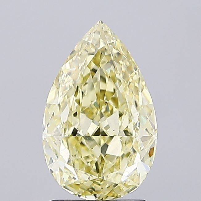 Pear 2.02ct Fancy Intense Yellow