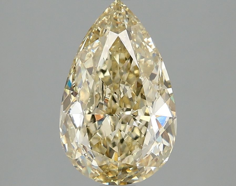 Pear 2ct Fancy Intense Yellow