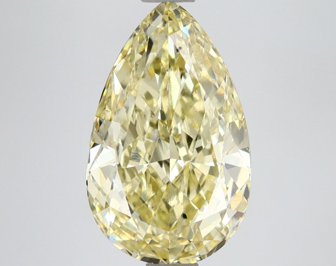 Pear 3.25ct Fancy Intense Yellow