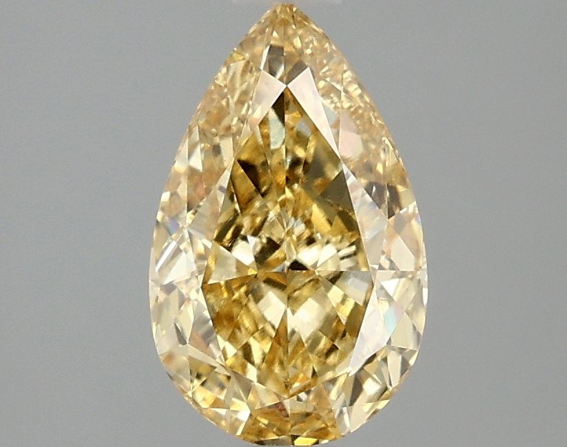 Pear 1.59ct Fancy Intense Yellow