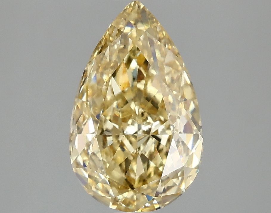 Pear 2.06ct Fancy Intense Yellow