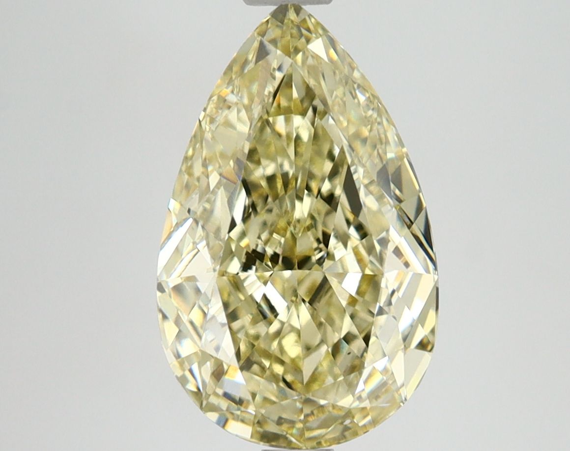 Pear 3.28ct Fancy Yellow