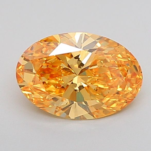 Oval 1.13ct Fancy Vivid Yellow