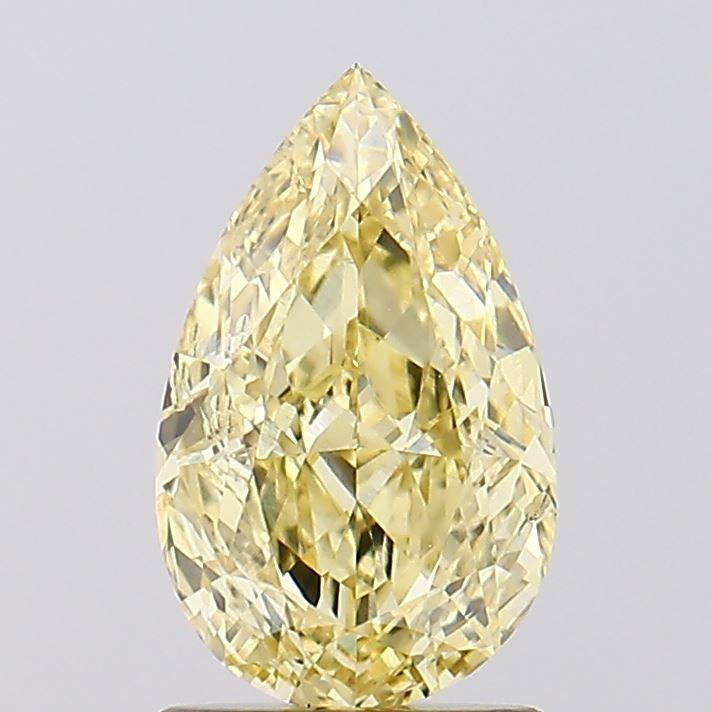 Pear 1.51ct Fancy Intense Yellow