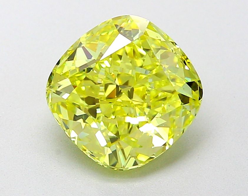 Elongated Cushion 2.02ct Fancy Intense Yellow