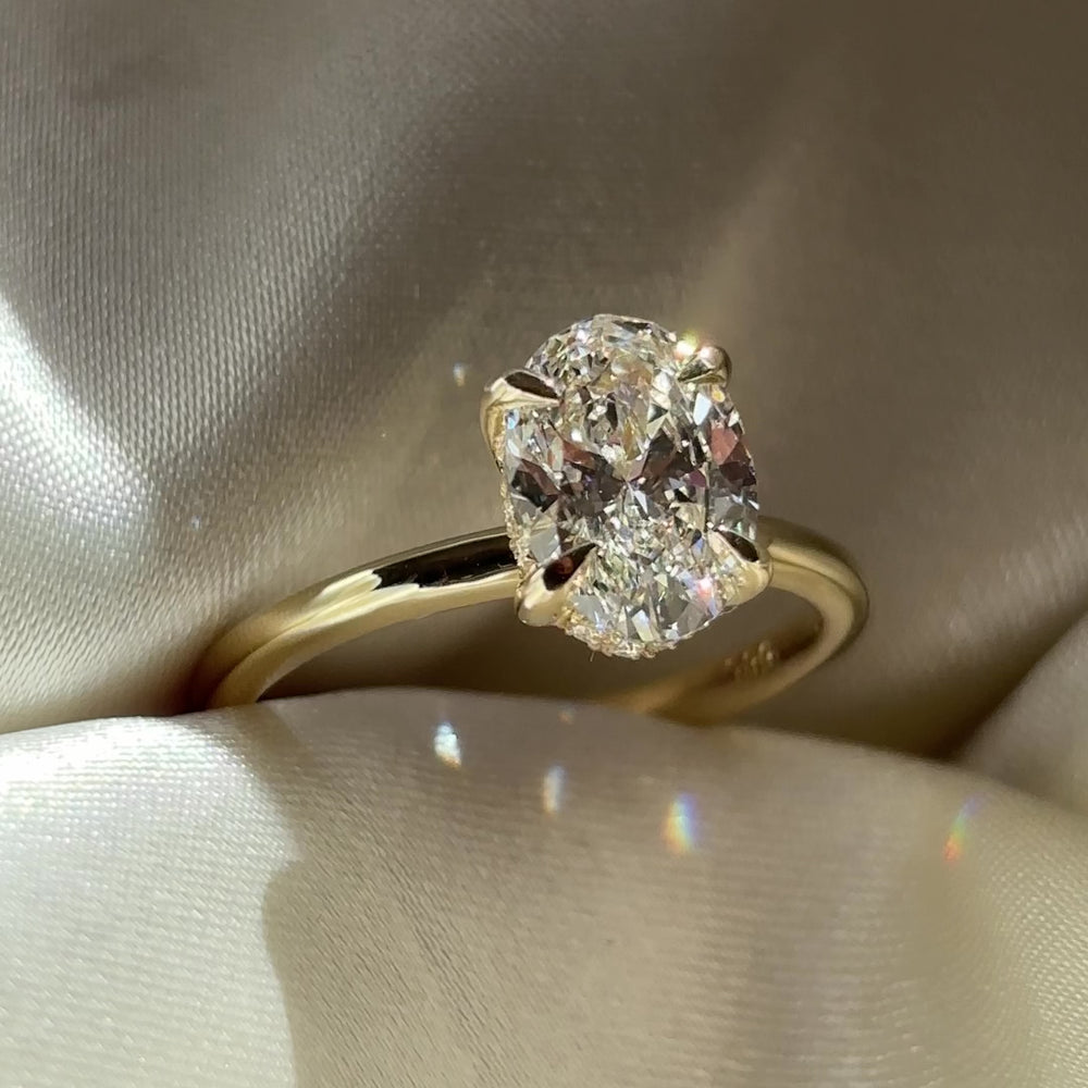 The Luise Ring® - 1.52ct Lab Grown Diamond Oval Solitaire