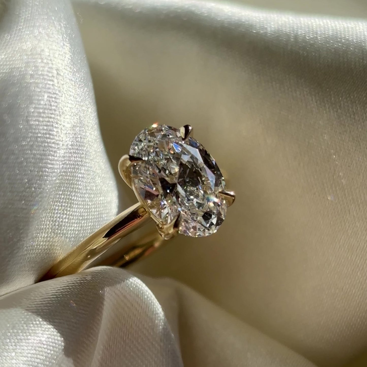 The Luise Ring® - 2.05ct Lab Diamond Oval Solitaire
