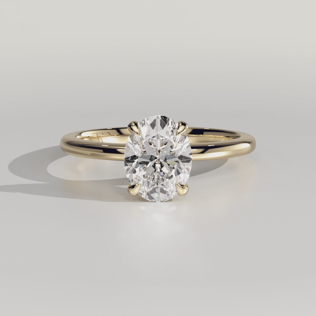 The Luise Ring® - Oval Solitaire