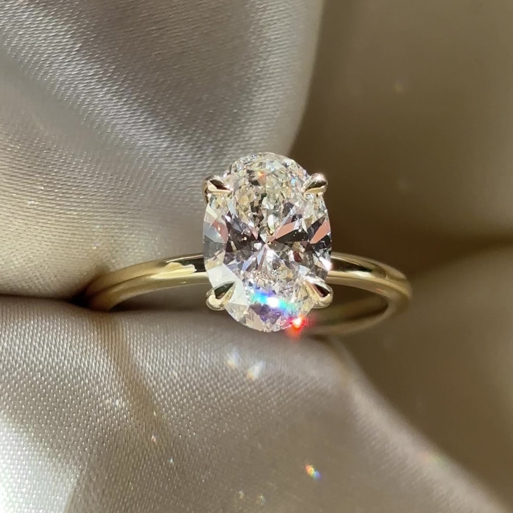 The Luise Ring® - 2.06ct Lab Grown Diamond Oval Solitaire