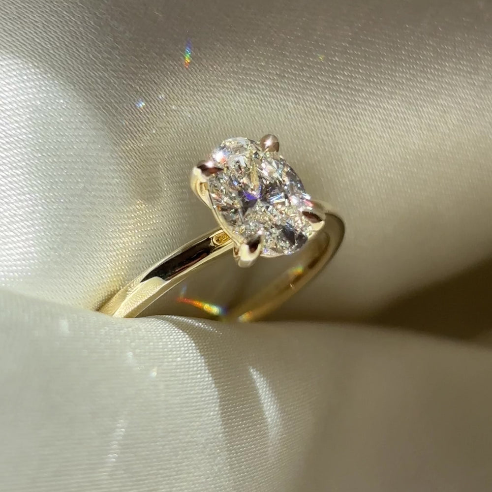 The Luise Ring® - 1.02ct Lab Grown Diamond Oval Solitaire