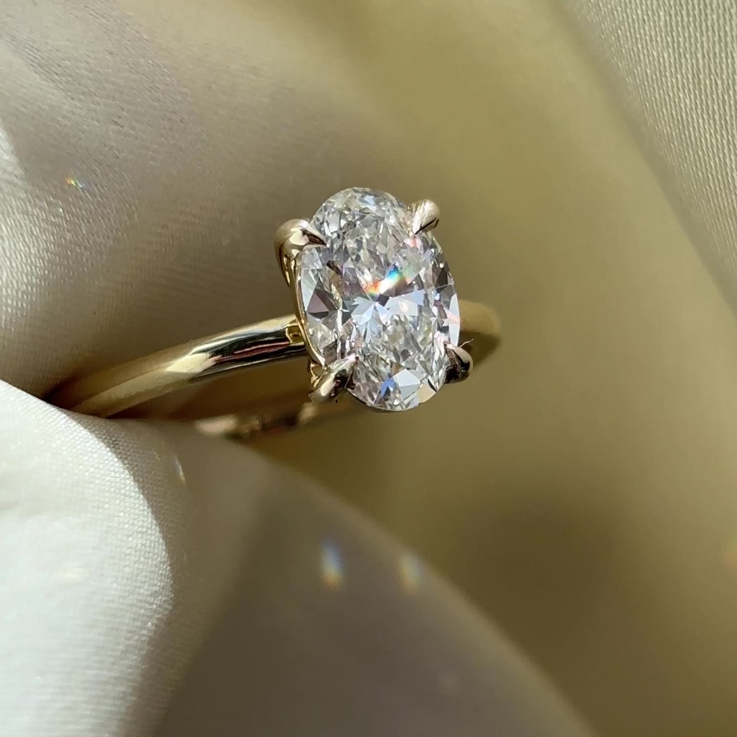 The Luise Ring® - 1.23ct Lab Grown Diamond Oval Solitaire