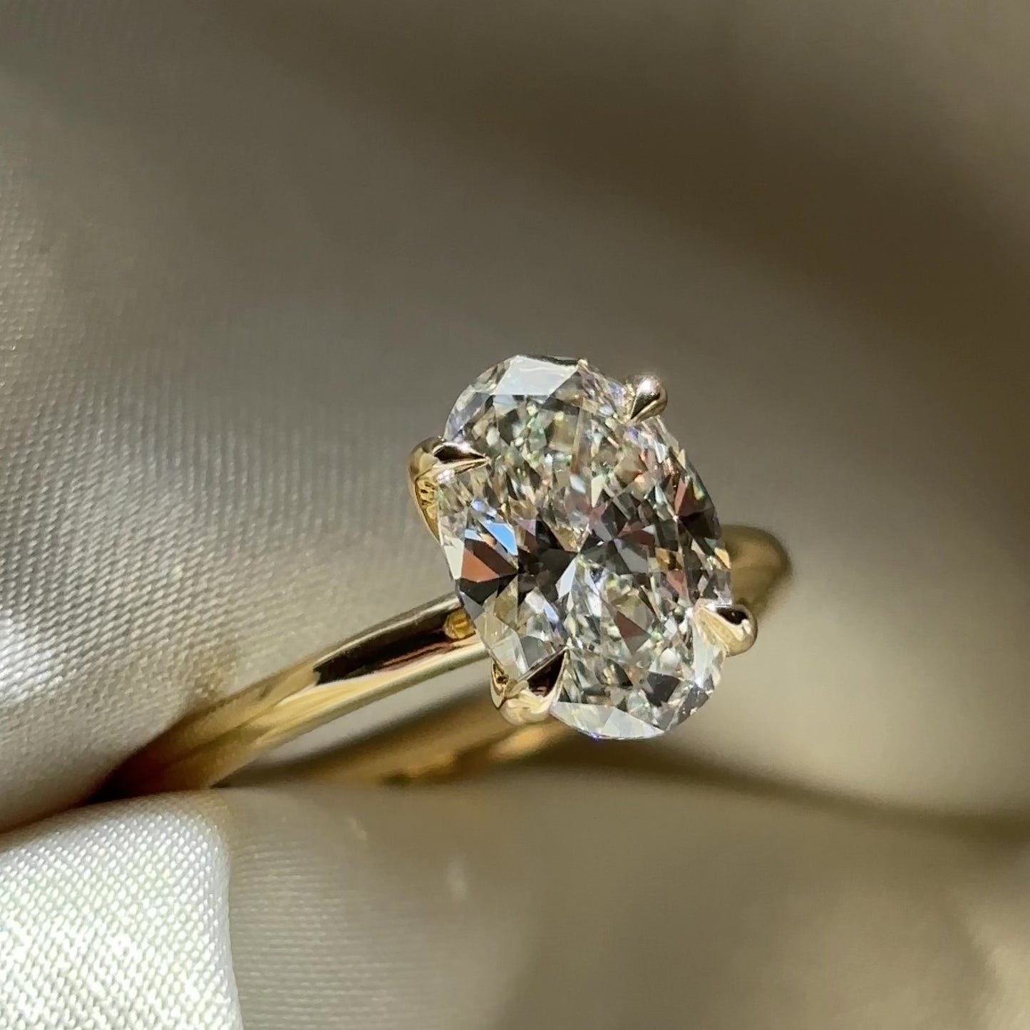 The Luise Ring® - 2.00ct Lab Grown Diamond Oval Solitaire