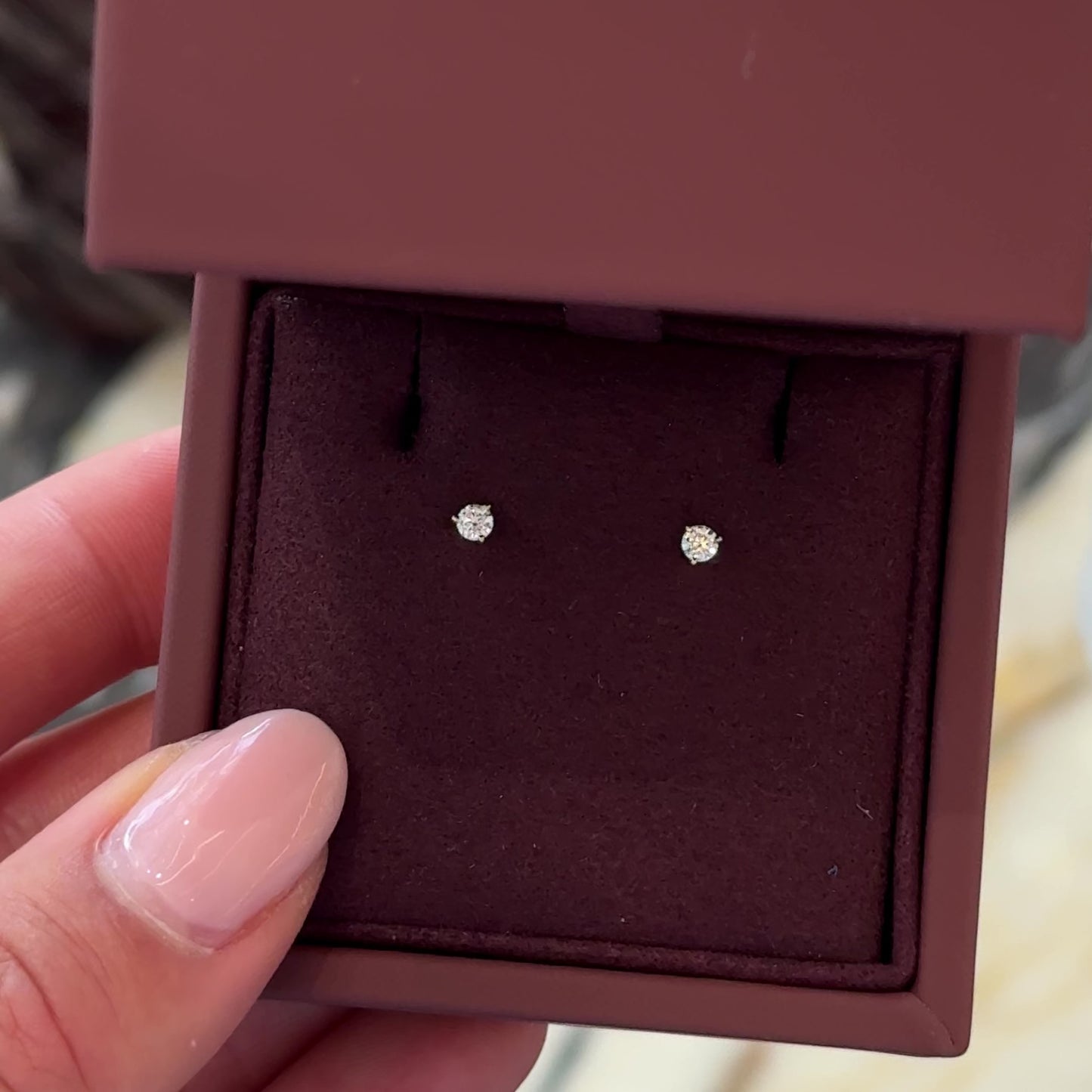 The Signature Round Studs - 0.05ct Moissanite Round Studs