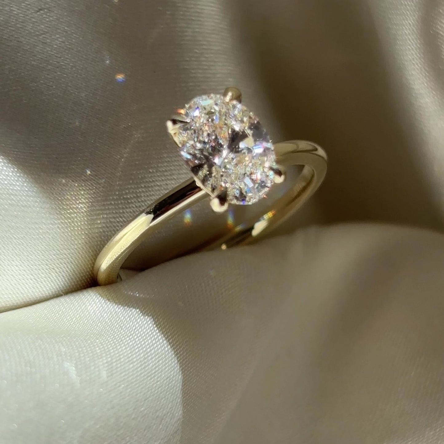 The Luise Ring® - 1.20ct Lab Grown Diamond Oval Solitaire