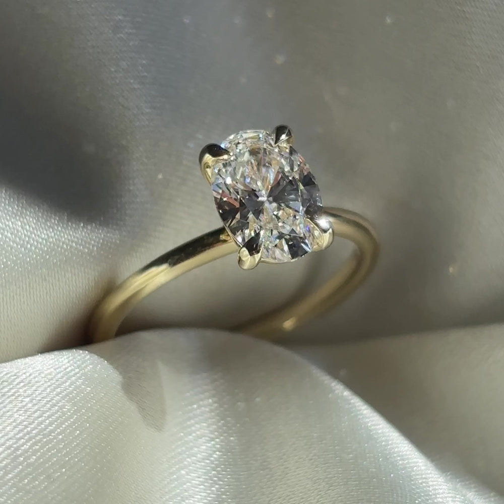 The Luise Ring® - 1.19ct Lab Grown Diamond Oval Solitaire