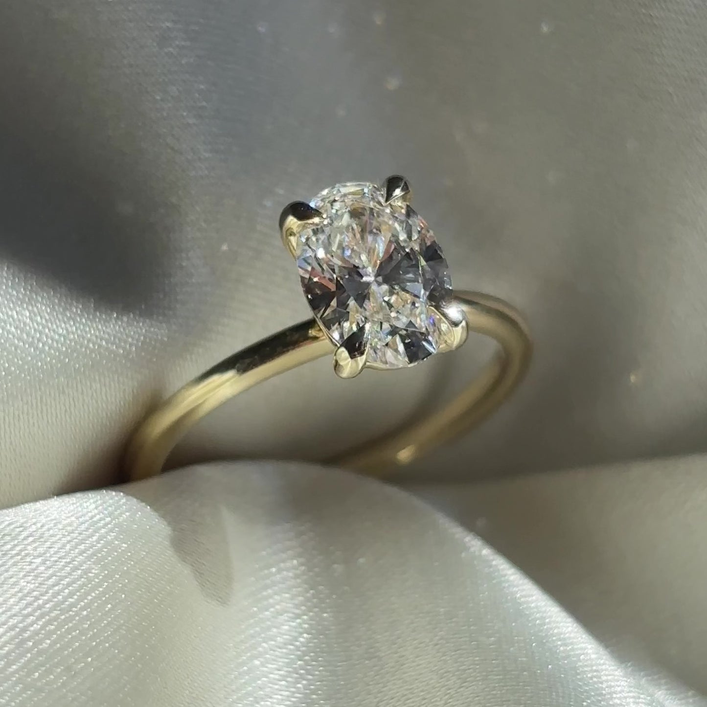 The Luise Ring® - 1.19ct Lab Grown Diamond Oval Solitaire