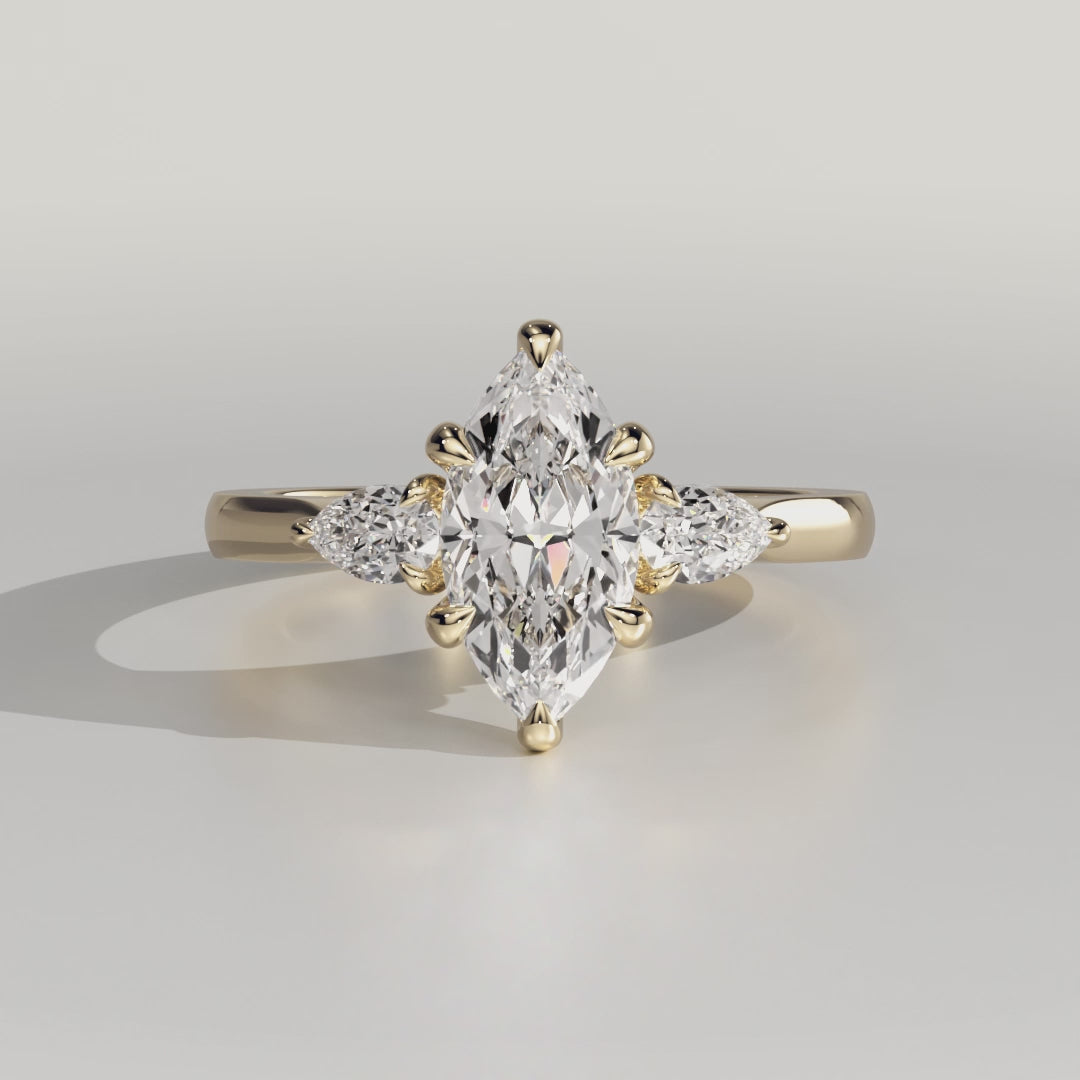The Florence Ring - Marquise and Pear Cathedral Trilogy