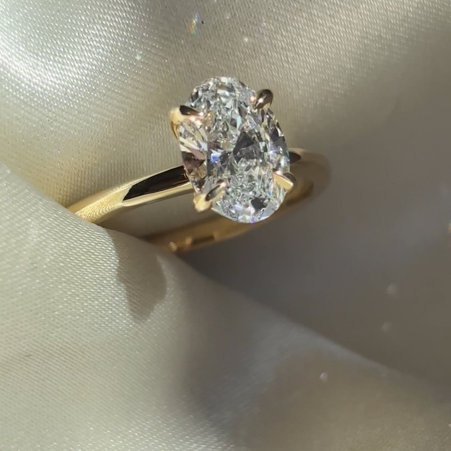 The Luise Ring® - 1.50ct Lab Grown Diamond Oval Solitaire