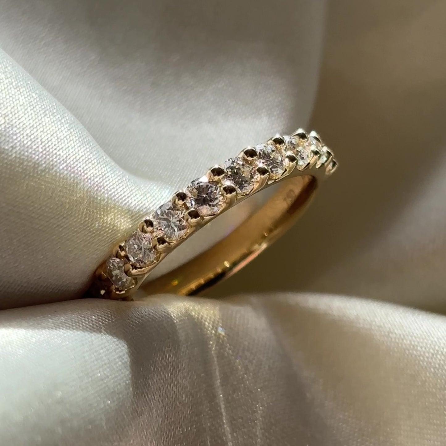The Skylar Ring - Lab Diamond Large Pavé Band