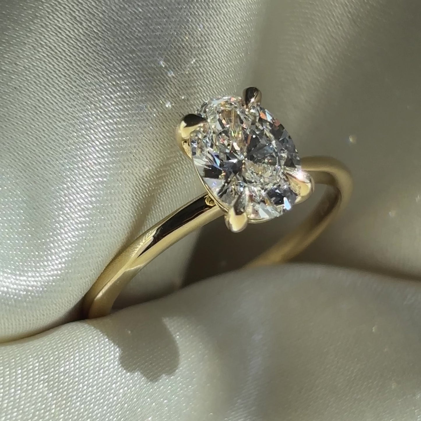 The Luise Ring® - 1.22ct Lab Grown Diamond Oval Solitaire