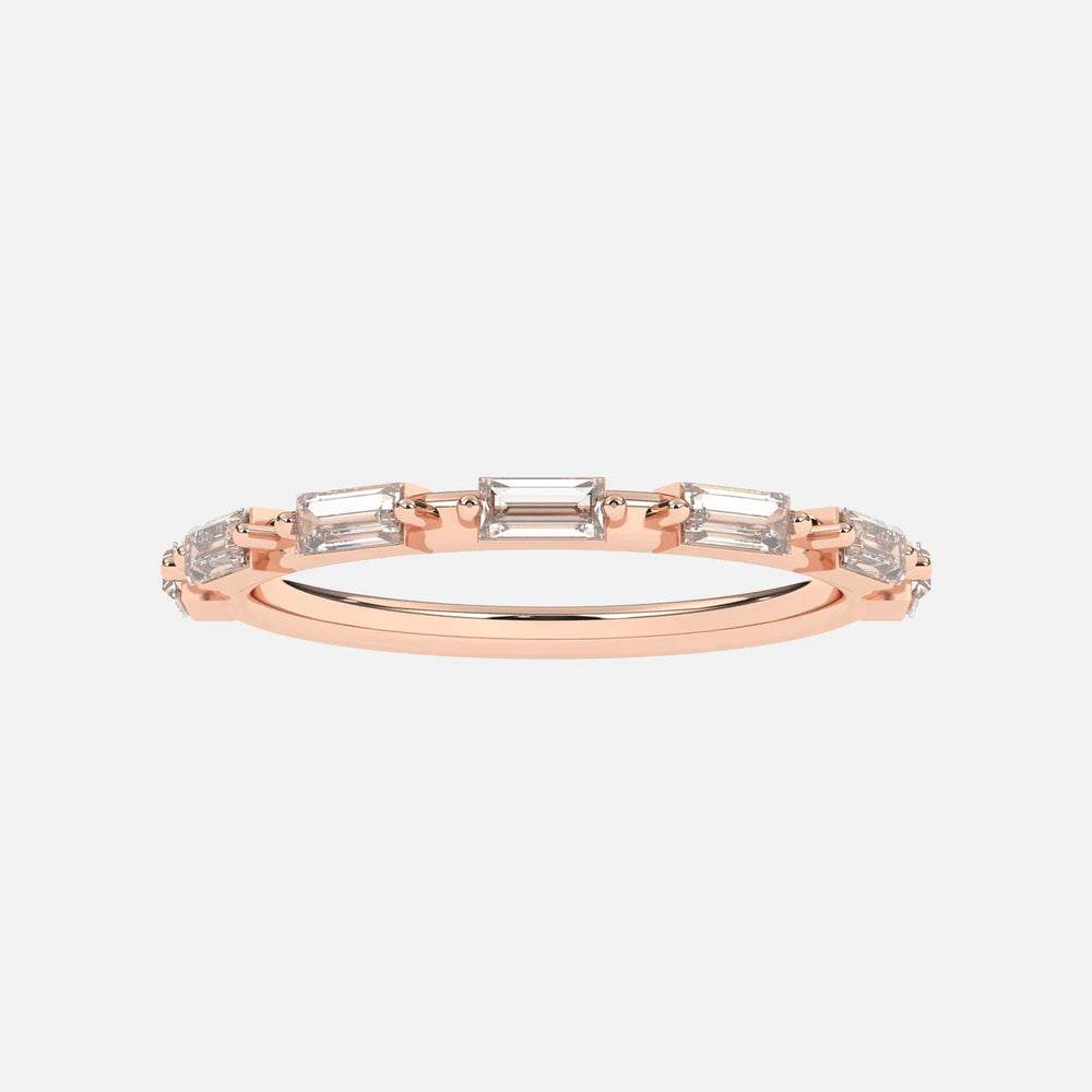 The Kiah Ring - Dainty Baguette Band