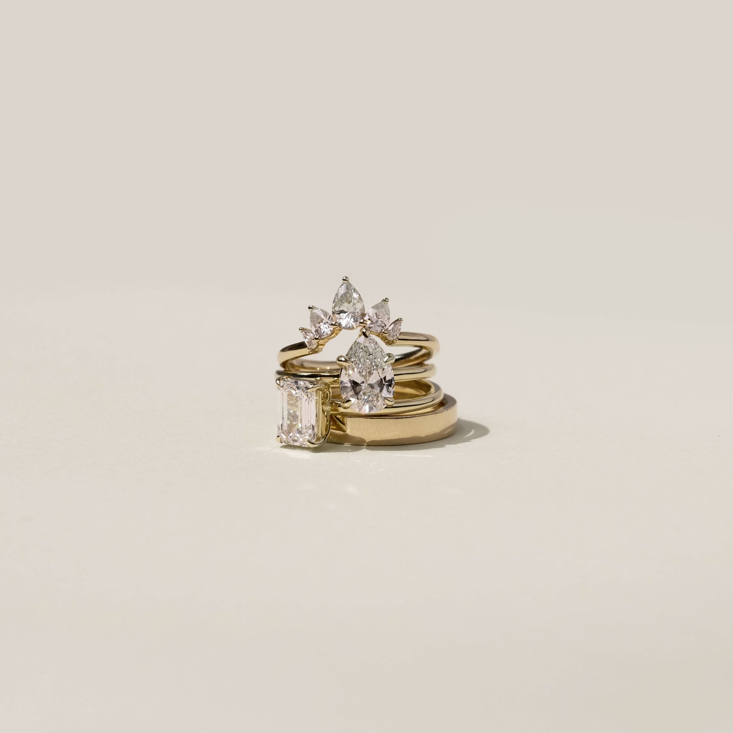 The Eleanor Ring - Crown Wedding Band