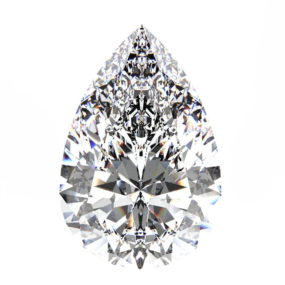 Moissanite Pear 1ct